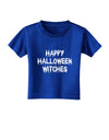 Happy Halloween Witches Toddler T-Shirt Dark-Toddler T-Shirt-TooLoud-Red-2T-Davson Sales