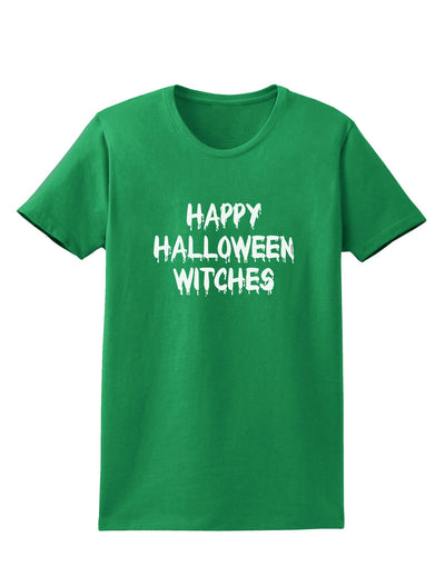 Happy Halloween Witches Womens Dark T-Shirt-TooLoud-Kelly-Green-X-Small-Davson Sales