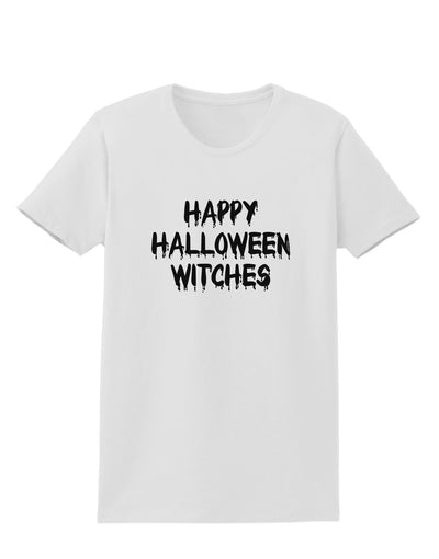 Happy Halloween Witches Womens T-Shirt-Womens T-Shirt-TooLoud-White-X-Small-Davson Sales