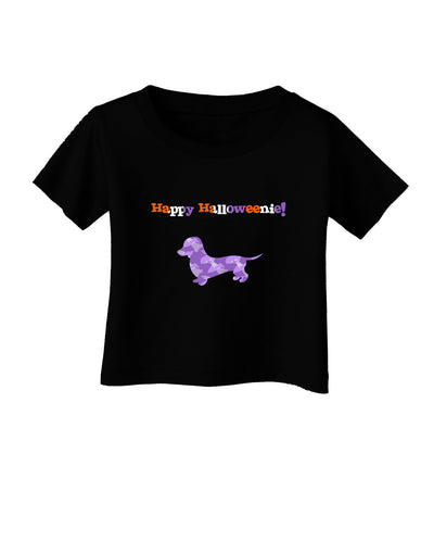 Happy Halloweenie Doxie Dog Halloween Infant T-Shirt Dark-Infant T-Shirt-TooLoud-Black-06-Months-Davson Sales