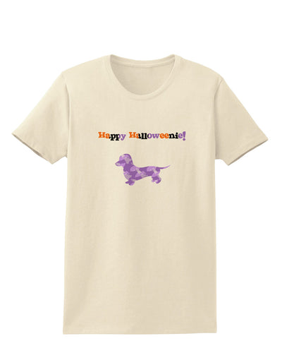 Happy Halloweenie Doxie Dog Halloween Womens T-Shirt-Womens T-Shirt-TooLoud-Natural-X-Small-Davson Sales