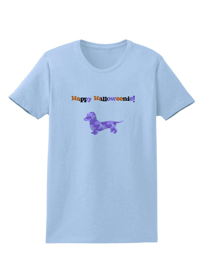 Happy Halloweenie Doxie Dog Halloween Womens T-Shirt-Womens T-Shirt-TooLoud-Light-Blue-X-Small-Davson Sales