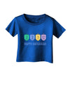 Happy Hanukkah Dreidels Infant T-Shirt Dark-Infant T-Shirt-TooLoud-Red-06-Months-Davson Sales