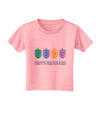 Happy Hanukkah Dreidels Toddler T-Shirt-Toddler T-Shirt-TooLoud-Candy-Pink-2T-Davson Sales