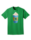 Happy Hanukkah Latte Cup Adult Dark T-Shirt-Mens T-Shirt-TooLoud-Kelly-Green-Small-Davson Sales