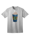 Happy Hanukkah Latte Cup Adult T-Shirt-Mens T-Shirt-TooLoud-AshGray-Small-Davson Sales