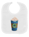 Happy Hanukkah Latte Cup Baby Bib