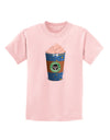 Happy Hanukkah Latte Cup Childrens T-Shirt-Childrens T-Shirt-TooLoud-PalePink-X-Small-Davson Sales