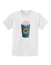 Happy Hanukkah Latte Cup Childrens T-Shirt-Childrens T-Shirt-TooLoud-White-X-Small-Davson Sales