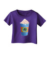 Happy Hanukkah Latte Cup Infant T-Shirt Dark-Infant T-Shirt-TooLoud-Purple-06-Months-Davson Sales