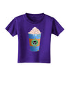 Happy Hanukkah Latte Cup Toddler T-Shirt Dark-Toddler T-Shirt-TooLoud-Purple-2T-Davson Sales