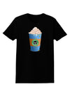 Happy Hanukkah Latte Cup Womens Dark T-Shirt-TooLoud-Black-X-Small-Davson Sales