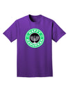 Happy Hanukkah Latte Logo Adult Dark T-Shirt-Mens T-Shirt-TooLoud-Purple-Small-Davson Sales