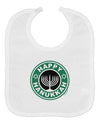 Happy Hanukkah Latte Logo Baby Bib