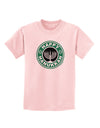 Happy Hanukkah Latte Logo Childrens T-Shirt-Childrens T-Shirt-TooLoud-PalePink-X-Small-Davson Sales