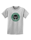 Happy Hanukkah Latte Logo Childrens T-Shirt-Childrens T-Shirt-TooLoud-AshGray-X-Small-Davson Sales