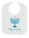 Happy Hanukkah Menorah Baby Bib