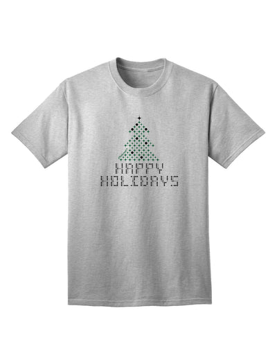 Happy Holidays Sparkles Adult T-Shirt-Mens T-Shirt-TooLoud-AshGray-Small-Davson Sales