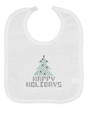 Happy Holidays Sparkles Baby Bib