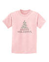 Happy Holidays Sparkles Childrens T-Shirt-Childrens T-Shirt-TooLoud-PalePink-X-Small-Davson Sales