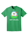 Happy Huladays Holiday Penguin - Christmas Adult Dark T-Shirt-Mens T-Shirt-TooLoud-Kelly-Green-Small-Davson Sales