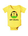 Happy Huladays Holiday Penguin - Christmas Baby Romper Bodysuit-Baby Romper-TooLoud-Yellow-06-Months-Davson Sales