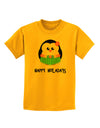 Happy Huladays Holiday Penguin - Christmas Childrens T-Shirt-Childrens T-Shirt-TooLoud-Gold-X-Small-Davson Sales