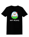 Happy Huladays Holiday Penguin - Christmas Womens Dark T-Shirt-TooLoud-Black-X-Small-Davson Sales