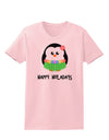 Happy Huladays Holiday Penguin - Christmas Womens T-Shirt-Womens T-Shirt-TooLoud-PalePink-X-Small-Davson Sales