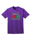 Happy Kwanzaa Candles Adult Dark T-Shirt-Mens T-Shirt-TooLoud-Purple-Small-Davson Sales