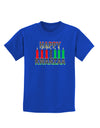 Happy Kwanzaa Candles Childrens Dark T-Shirt-Childrens T-Shirt-TooLoud-Royal-Blue-X-Small-Davson Sales