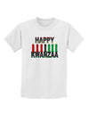 Happy Kwanzaa Candles Childrens T-Shirt-Childrens T-Shirt-TooLoud-White-X-Small-Davson Sales