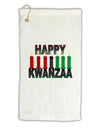 Happy Kwanzaa Candles Micro Terry Gromet Golf Towel 16 x 25 inch-Golf Towel-TooLoud-White-Davson Sales