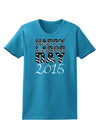 Happy Labor Day 2015 Womens Dark T-Shirt-TooLoud-Turquoise-X-Small-Davson Sales