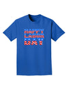 Happy Labor Day ColorText Adult Dark T-Shirt-Mens T-Shirt-TooLoud-Royal-Blue-Small-Davson Sales