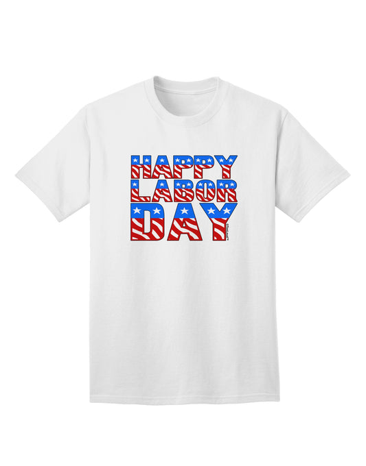 Happy Labor Day ColorText Adult T-Shirt-Mens T-Shirt-TooLoud-White-Small-Davson Sales