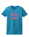 Happy Labor Day ColorText Womens Dark T-Shirt-TooLoud-Turquoise-X-Small-Davson Sales