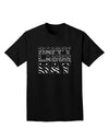 Happy Labor Day Text Adult Dark T-Shirt-Mens T-Shirt-TooLoud-Black-Small-Davson Sales