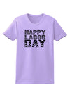 Happy Labor Day Text Womens T-Shirt-Womens T-Shirt-TooLoud-Lavender-X-Small-Davson Sales