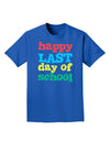 Happy Last Day of School Adult Dark T-Shirt-Mens T-Shirt-TooLoud-Royal-Blue-Small-Davson Sales