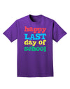 Happy Last Day of School Adult Dark T-Shirt-Mens T-Shirt-TooLoud-Purple-Small-Davson Sales