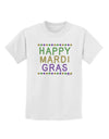 Happy Mardi Gras Beads Childrens T-Shirt-Childrens T-Shirt-TooLoud-White-X-Small-Davson Sales