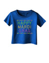 Happy Mardi Gras Beads Infant T-Shirt Dark-Infant T-Shirt-TooLoud-Royal-Blue-06-Months-Davson Sales