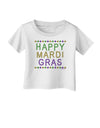 Happy Mardi Gras Beads Infant T-Shirt-Infant T-Shirt-TooLoud-White-06-Months-Davson Sales