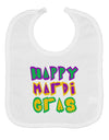 Happy Mardi Gras Text 2 Baby Bib