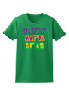 Happy Mardi Gras Text 2 Womens Dark T-Shirt-TooLoud-Kelly-Green-X-Small-Davson Sales