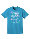 Happy Mother's Day (CURRENT YEAR) Adult Dark T-Shirt by TooLoud-Mens T-Shirt-TooLoud-Turquoise-Small-Davson Sales