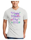 Happy Mother's Day (CURRENT YEAR) Adult V-Neck T-shirt by TooLoud-Mens V-Neck T-Shirt-TooLoud-White-Small-Davson Sales