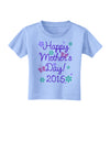 Happy Mother's Day (CURRENT YEAR) Toddler T-Shirt by TooLoud-Toddler T-Shirt-TooLoud-Aquatic-Blue-2T-Davson Sales