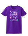 Happy Mother's Day (CURRENT YEAR) Womens Dark T-Shirt by TooLoud-Womens T-Shirt-TooLoud-Purple-X-Small-Davson Sales